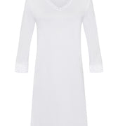 77162 Moments 3/4 Slv Nightgown 100cm - 101 White